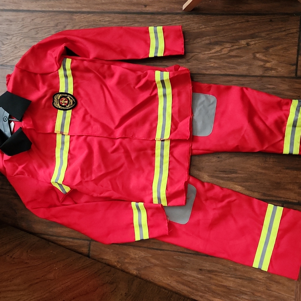 Halloween kids (med.) firefighter costume 🎃